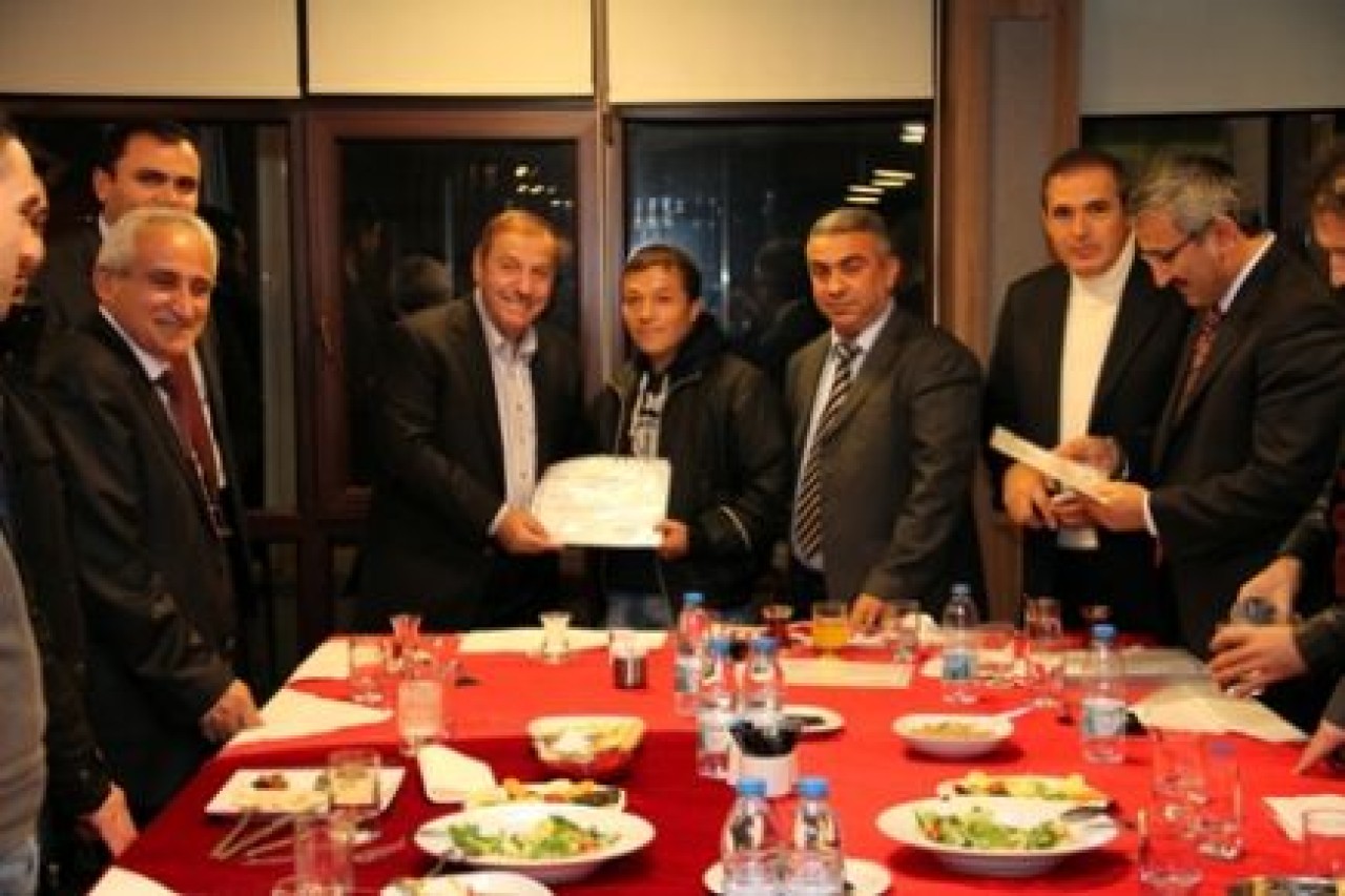 Tokatlı futbolcuların gurur yemeği