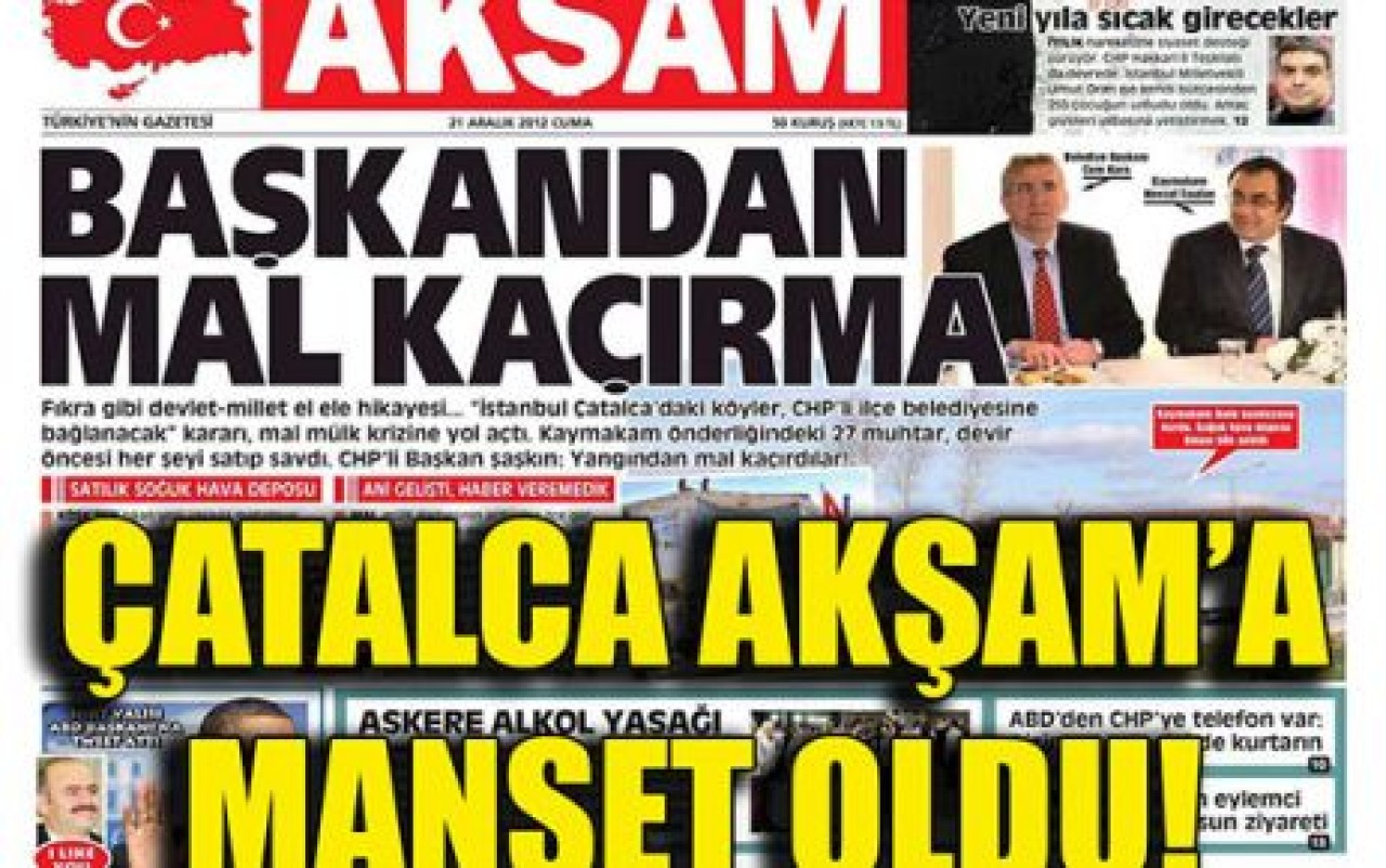 Çatalca'daki satışlar gündemde....