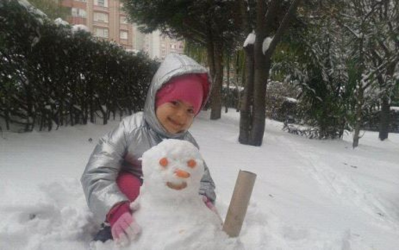Beylikdüzü’nün kar fotoğrafları sosyal ağlarda
