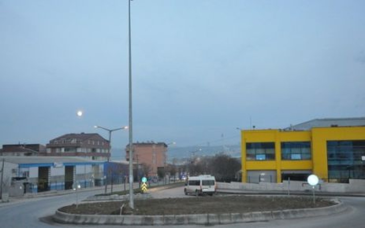 Tepecik’te kavşak çalışmaları...