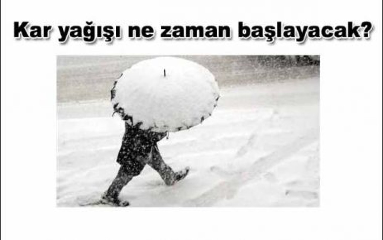 İstanbul'da kar alarmı verildi