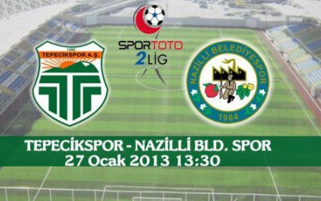 Tepecikspor – Nazill maçı başladı