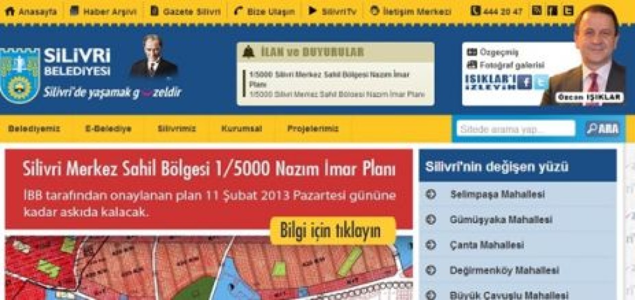 Silivri Belediyesi web sitesi yenilendi