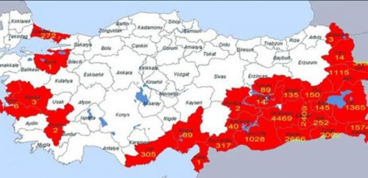 İşte “Seçmeli Kürtçe”nin Türkiye haritası