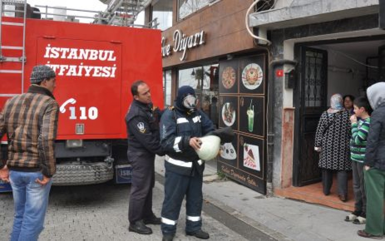 Dumanı bile korkutmaya yetti!