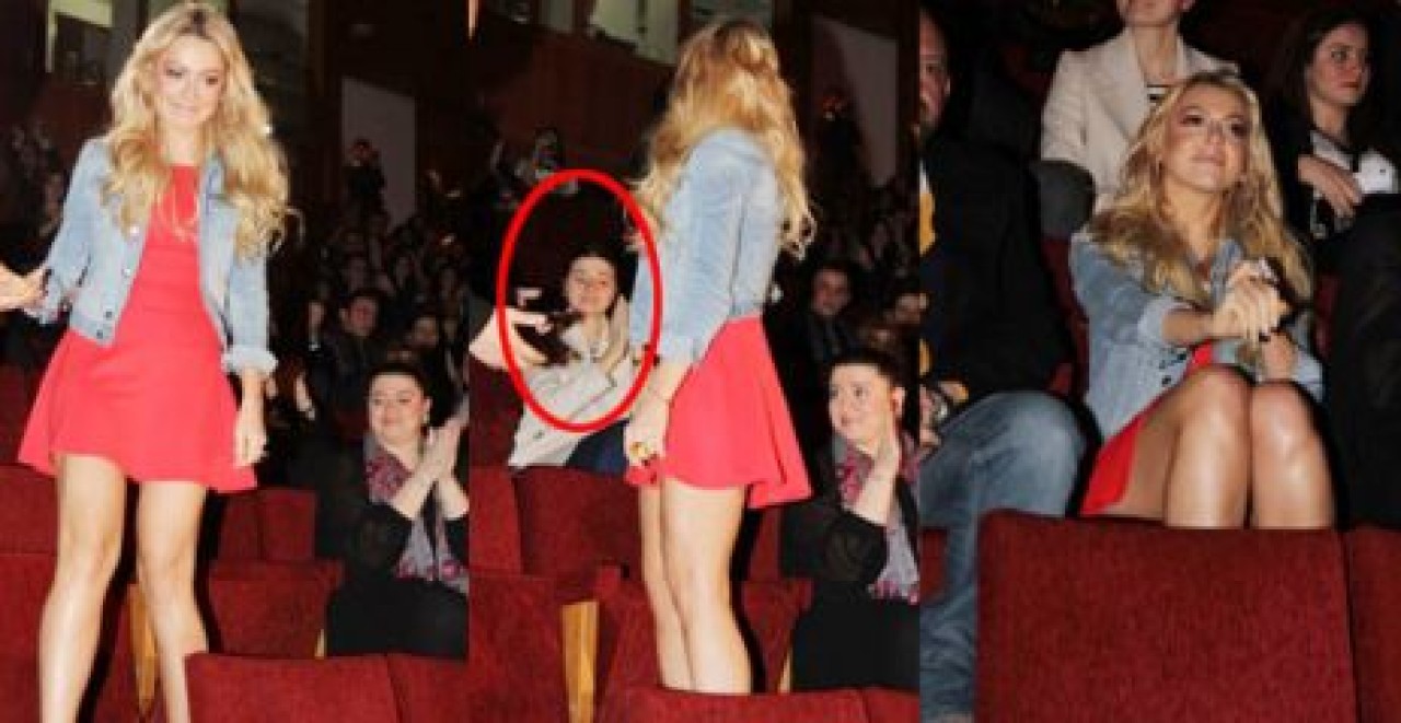 Hadise Mini Etek Kurbanı