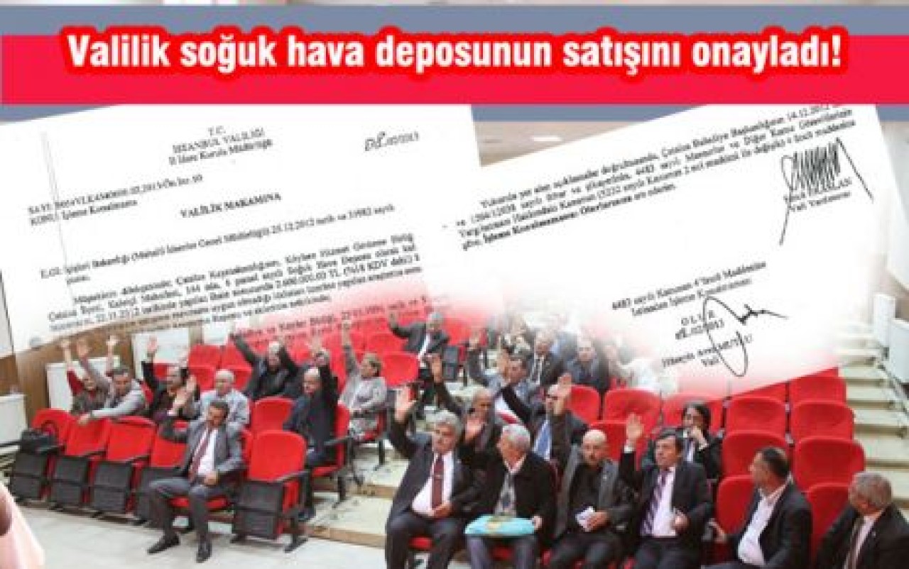 Valilik soğuk hava deposunun satışını onayladı!