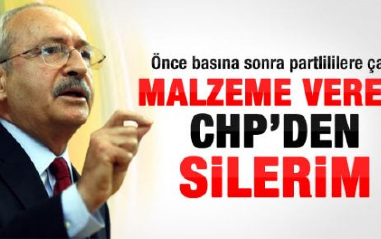 Kılıçdaroğluı: Alet olanı CHP'li saymam!