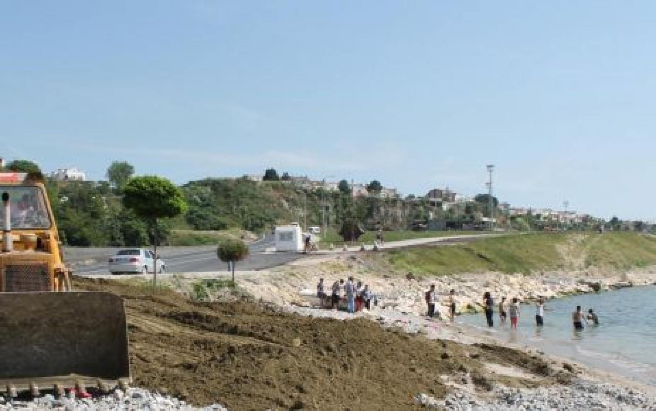 Gürpınar Sahili’ne yeni plaj geliyor