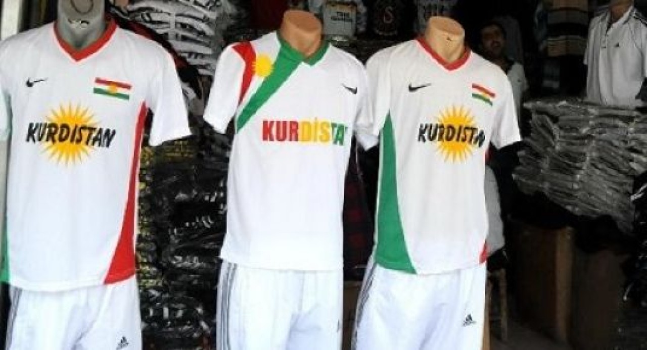 ‘Kürdistan’ tişörtleri satışta