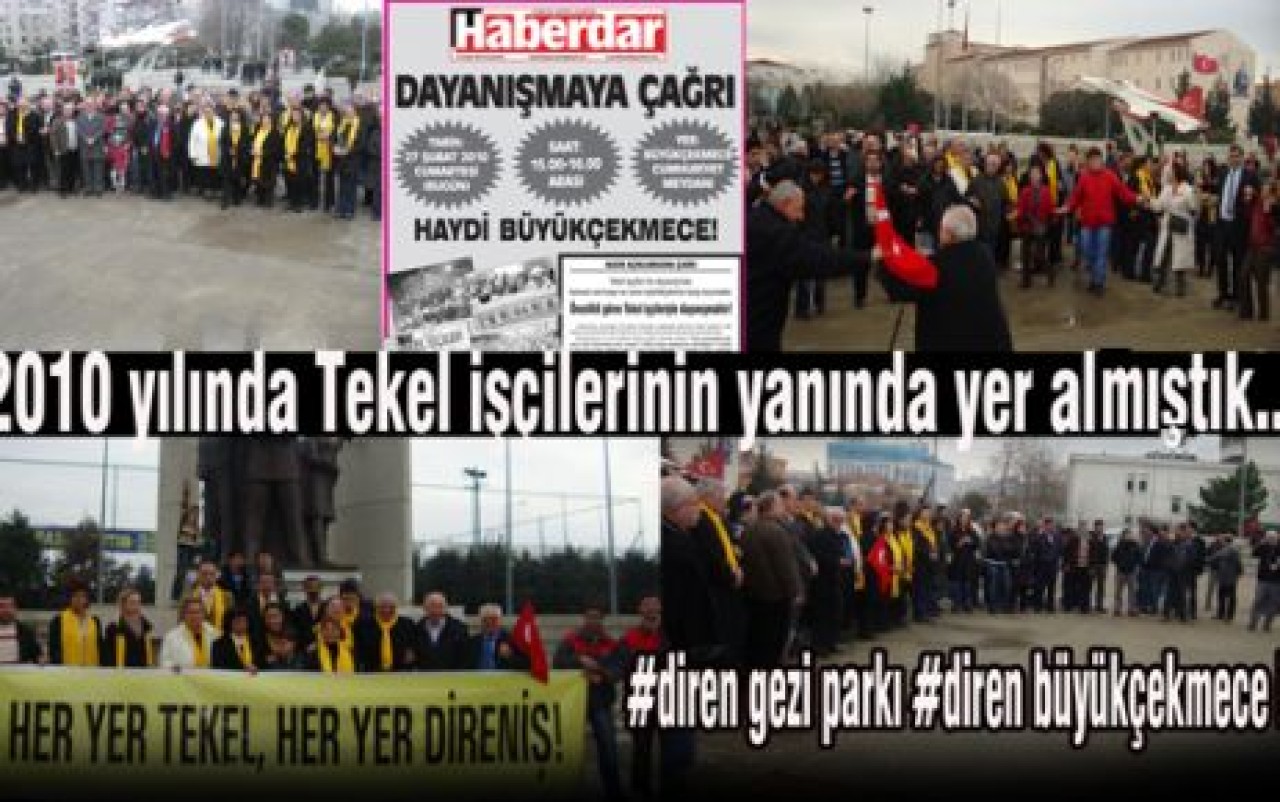 Her türlü zorbalığın karşısındayız..!