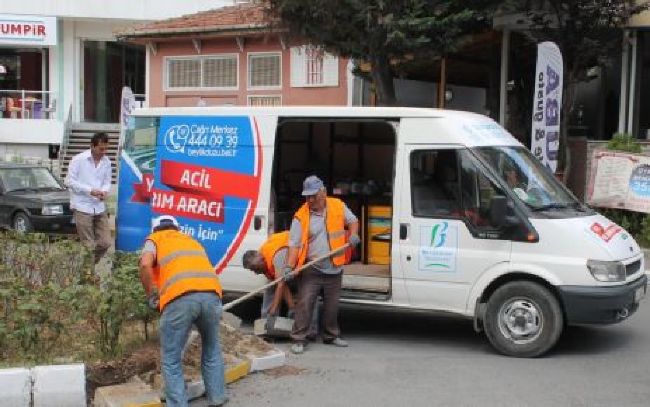 Acil yol bakım aracı hizmete hazır