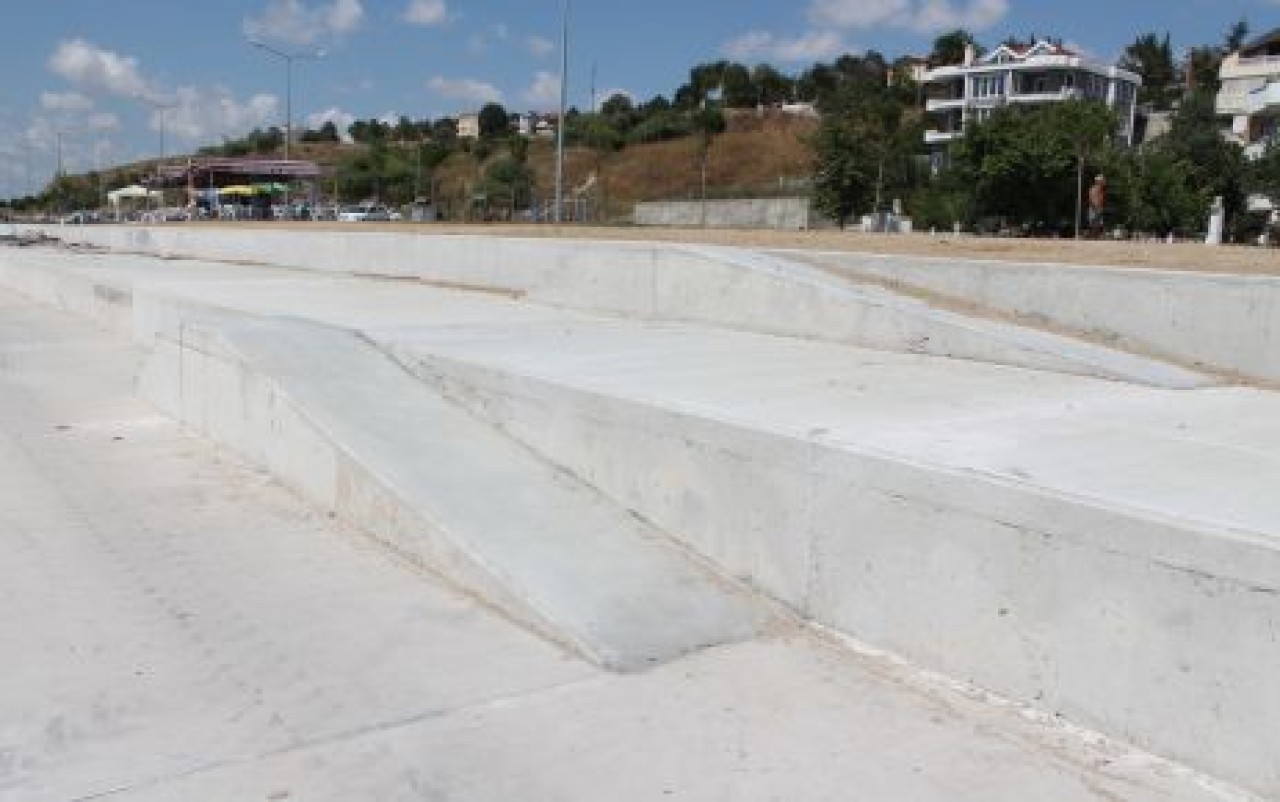 Sahile engel kalmadı