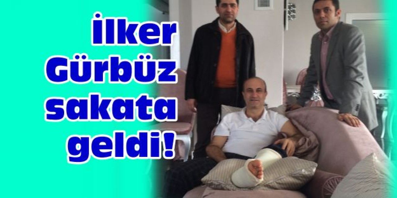 İlker Gürbüz sakata geldi!