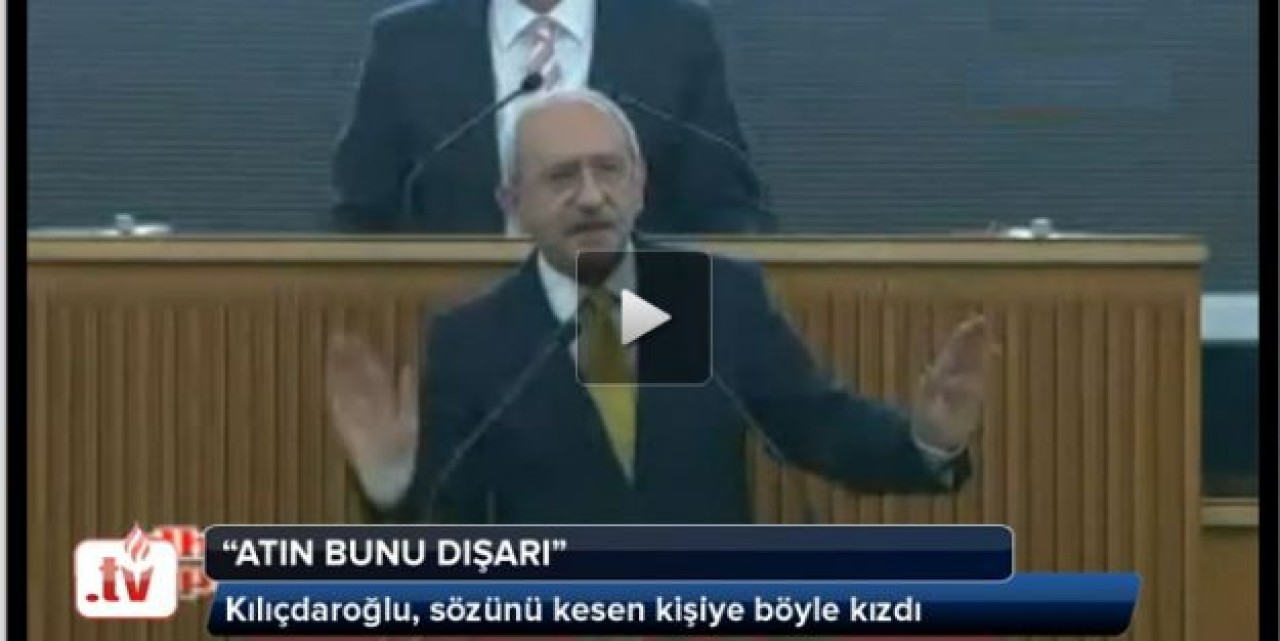 Kılıçdaroğlu masaya yumruğunu böyle vurdu!