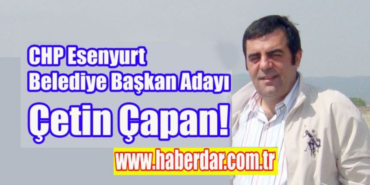 Çapan çekildi, aday Çetin Çapan
