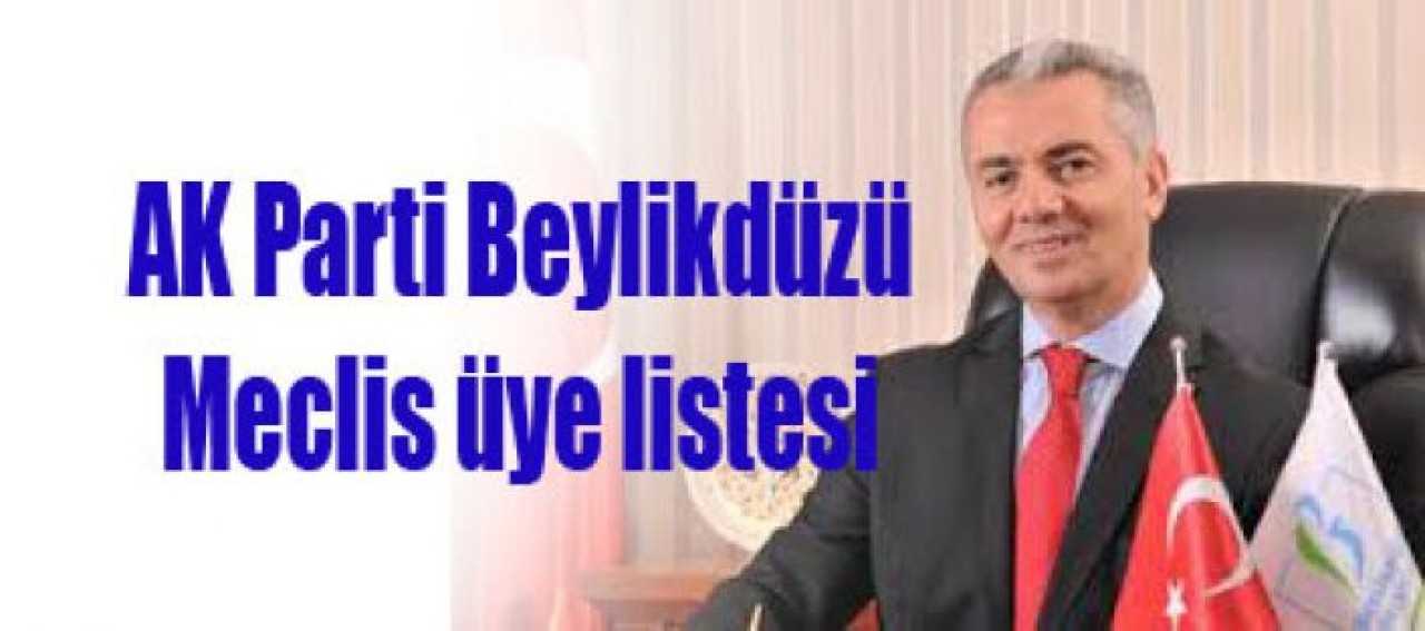 AK Parti Beylikdüzü Meclis üye listesi