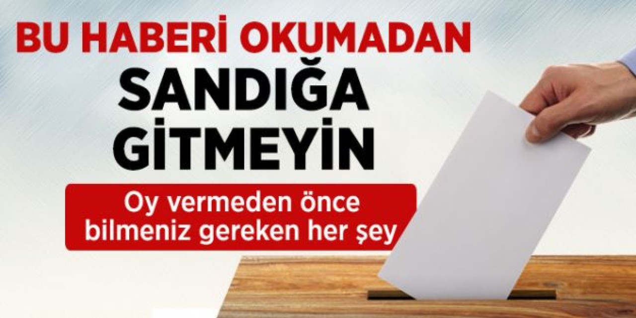 Türkiye yarın sandık başına gidiyor
