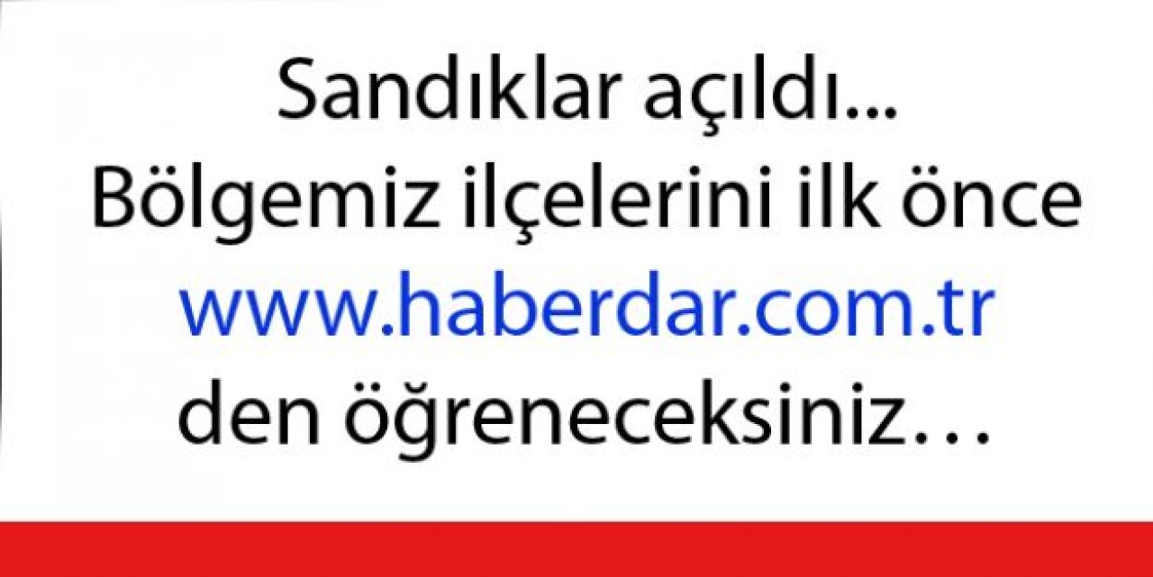 Yerel seçim sonuçları ilk önce www.haberdar.com.tr de…