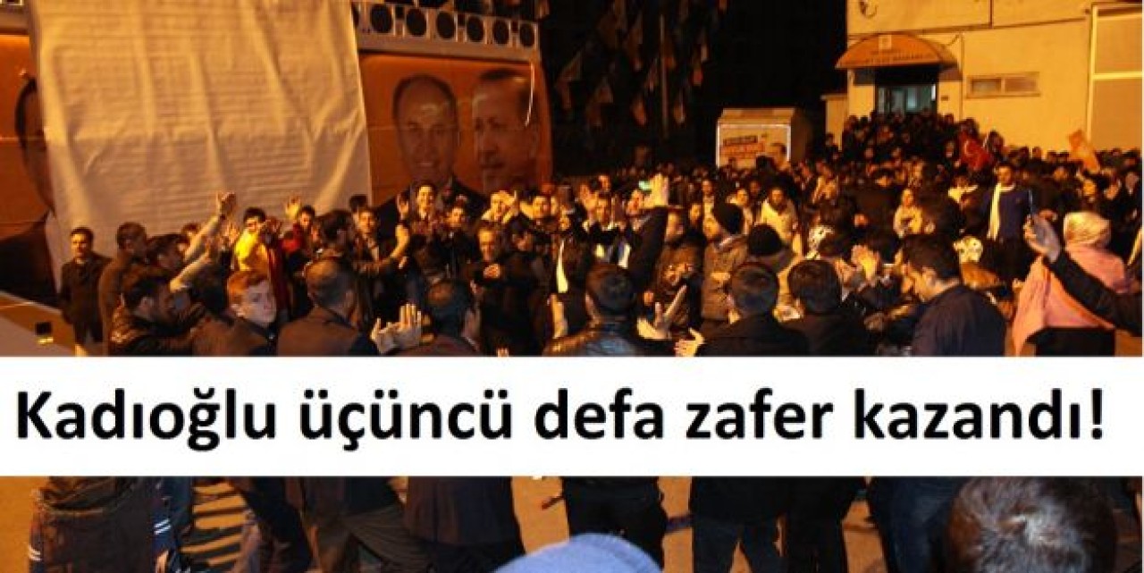 Kadıoğlu üçüncü defa zafer kazandı!