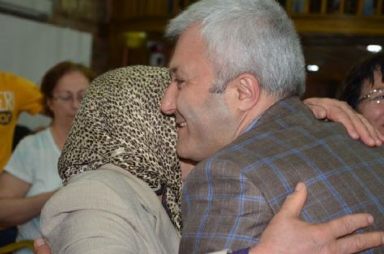 Silivri'de sevgiyle karşılandı