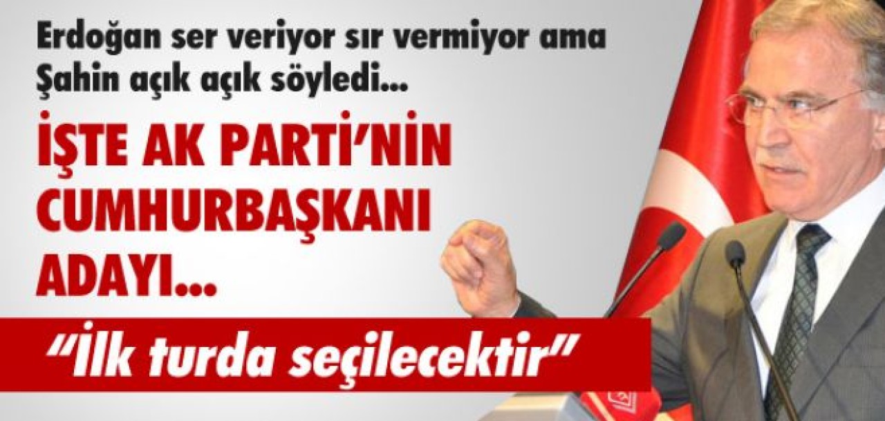 İşte Cumhurbaşkanı adayı!