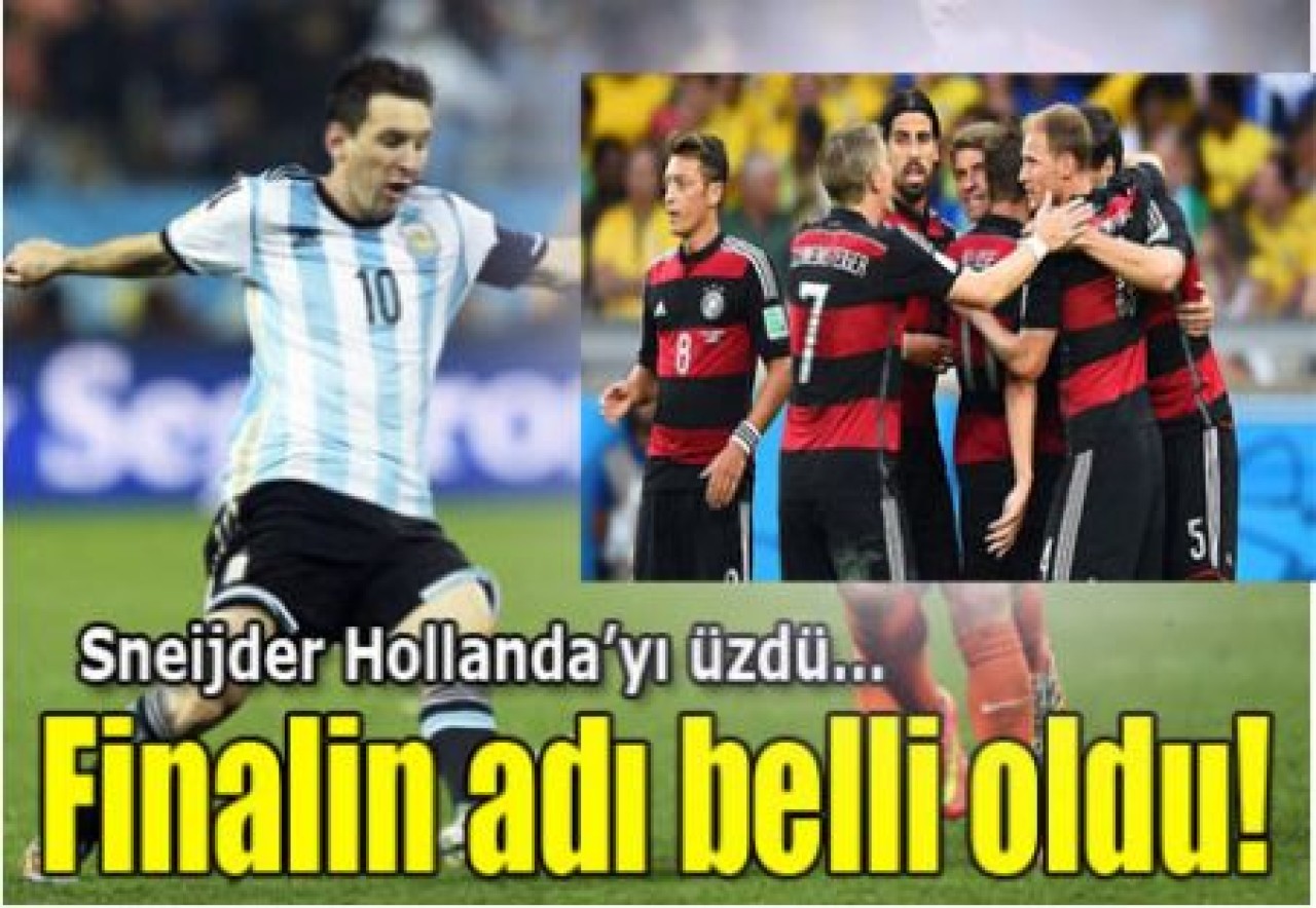 Finalin adı: Almanya-Arjantin