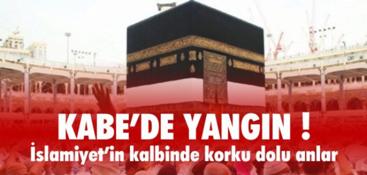 Kabe'de yangın: 14 yaralı
