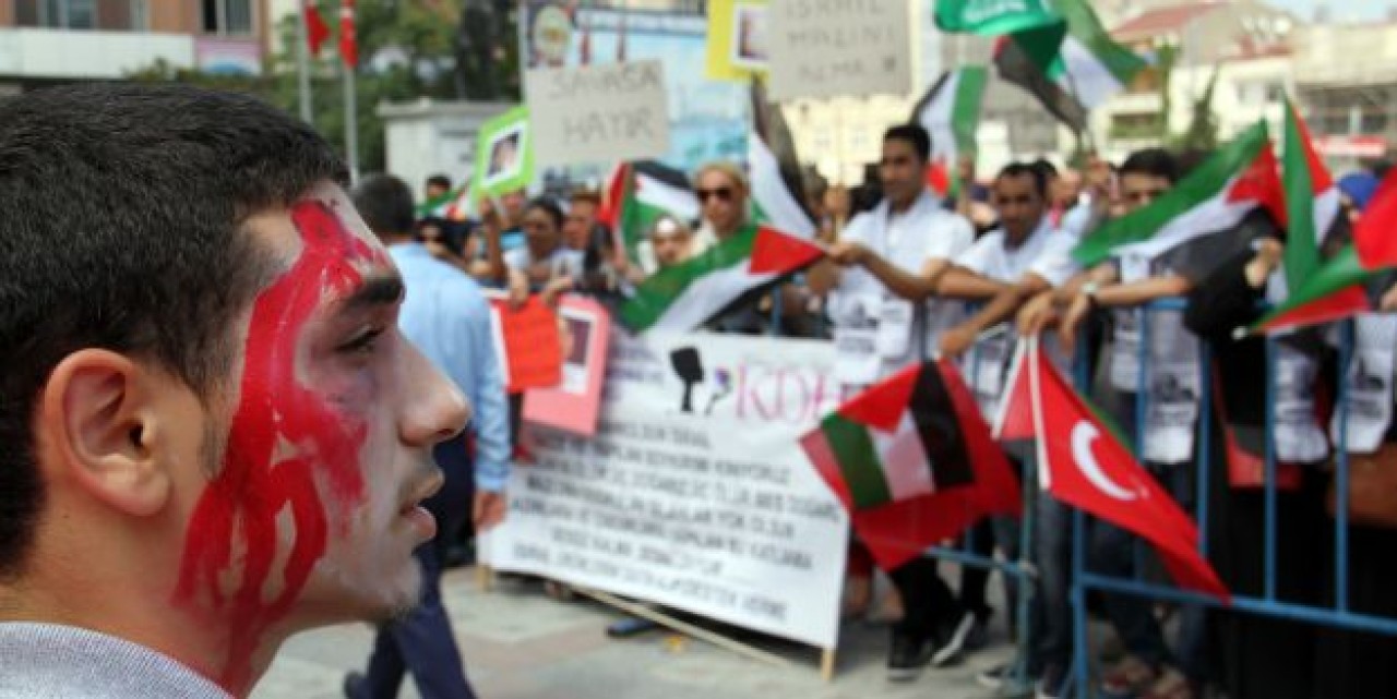 Esenyurt ‘ta İsrail protestosu