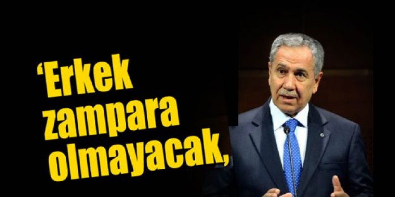 Arınç'tan ilginç açıklama