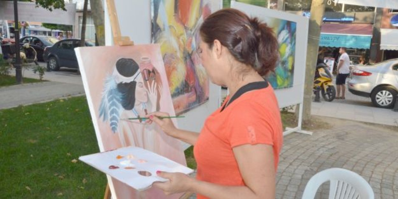 Sanatla dolu Sanat Parkı