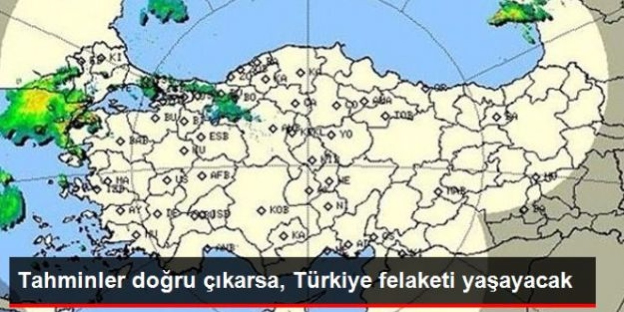 Ulusal Hava Tahmini Merkezi'nden Türkiye İçin Korkutan Uyarı