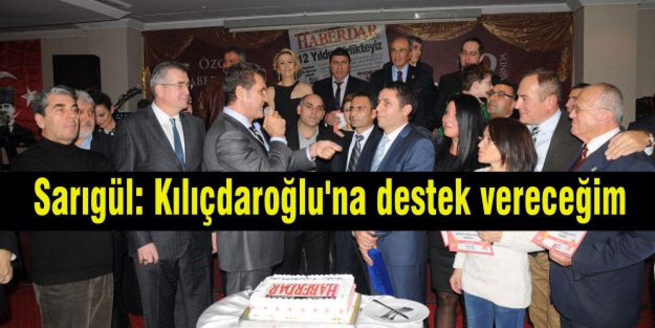 Mustafa Sarıgül: Kılıçdaroğlu'na destek vereceğim