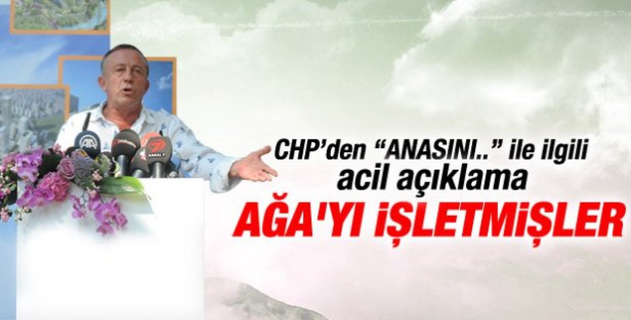 CHP'den Ali Ağaoğlu'na jet yalanlama