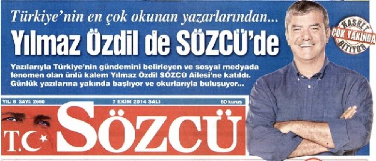 Özdil'in yeni adresini resmen duyurdular
