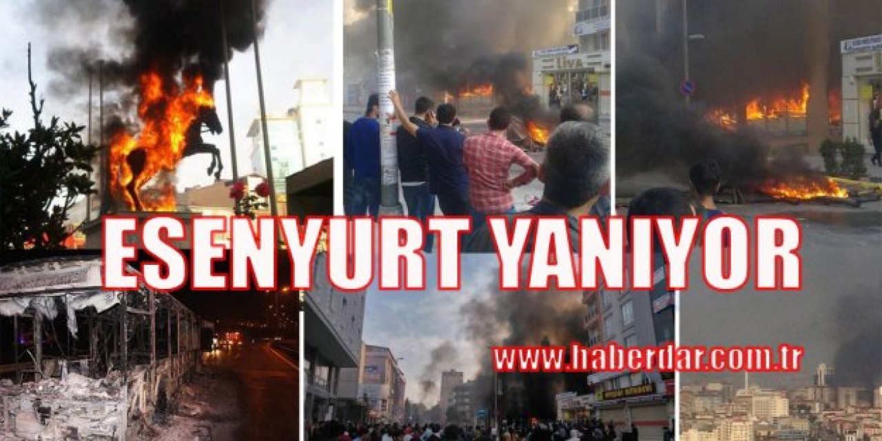 Protestocu Grup Esenyurt'u Savaş Alanına Çevirdi