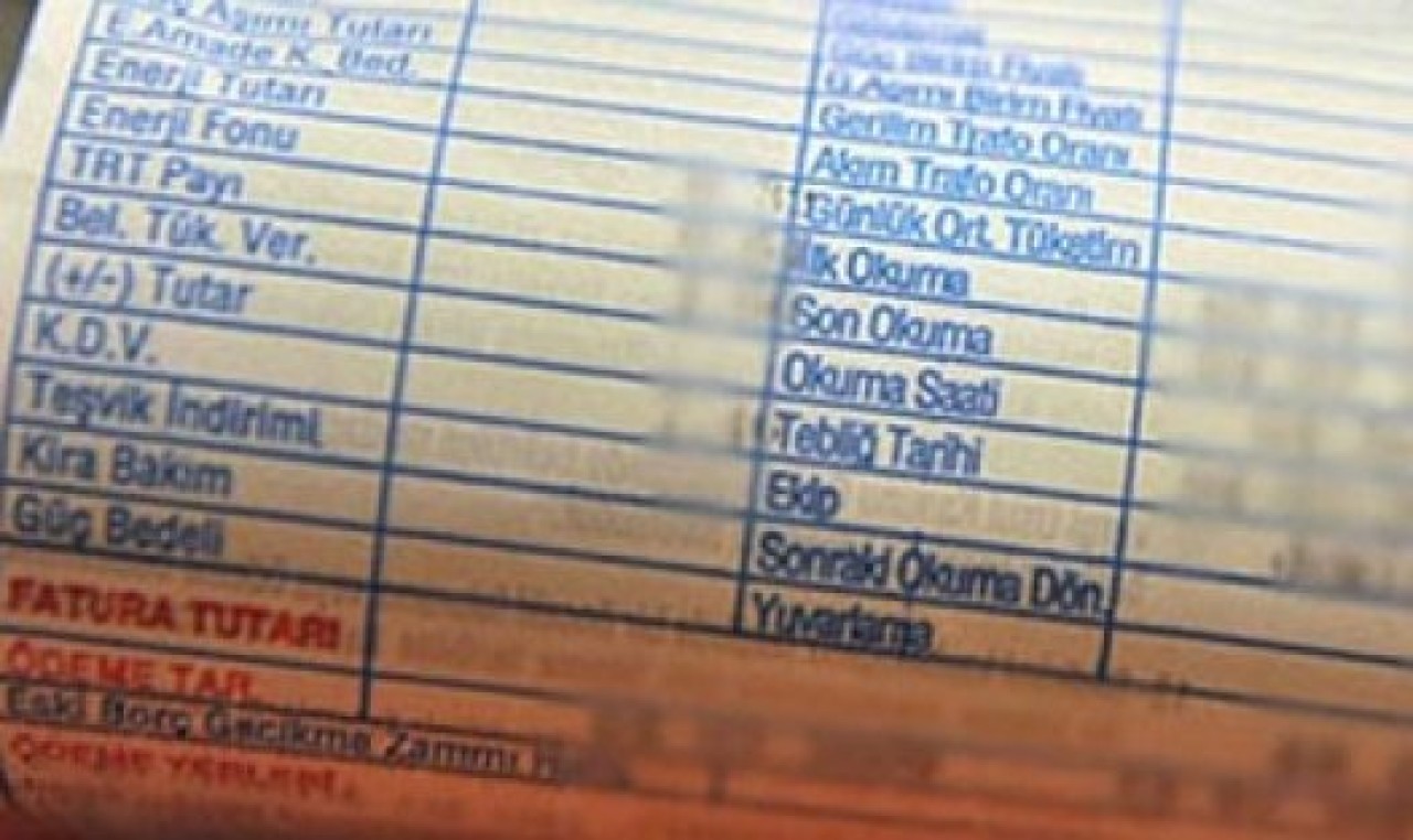 Faturada yeni dönem!