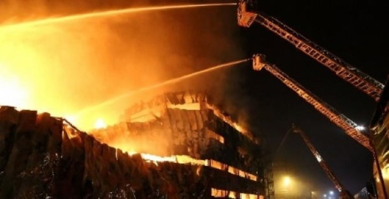 Halkalı Gümrüğü Kül Oldu