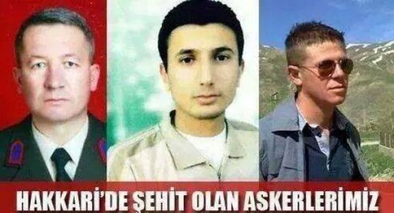 Hakkari'de hain saldırı: 3 şehit