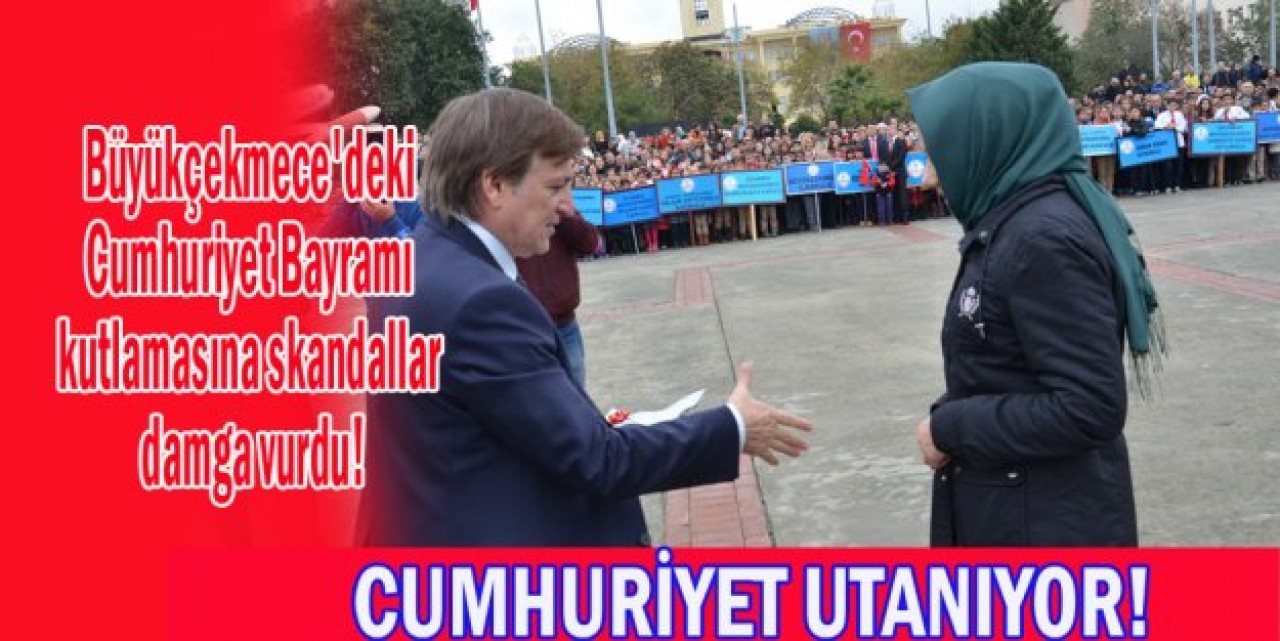 Cumhuriyet Bayramı kutlamasına skandallar damga vurdu