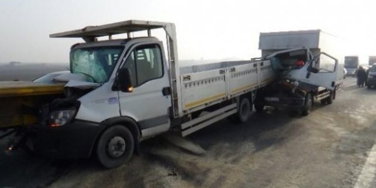 Tem Otoyolu'nda 'Sis' Kazaları