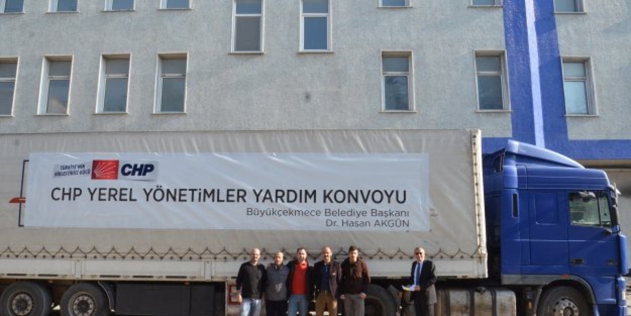 Büyükçekmece Belediyesi’nden Türkmenlere  2 TIR dolusu yardım