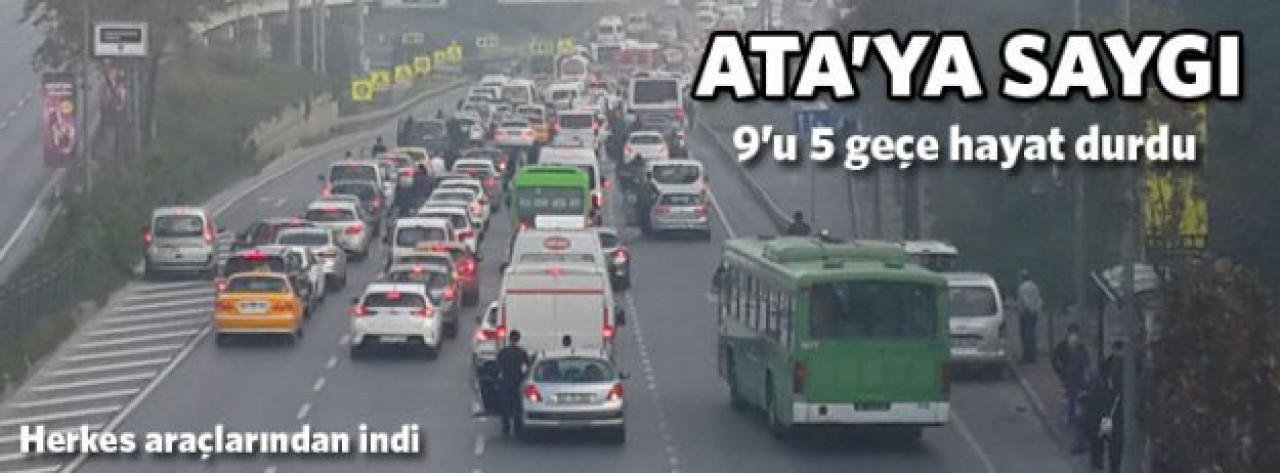 Saat 9'u 5 geçe hayat durdu