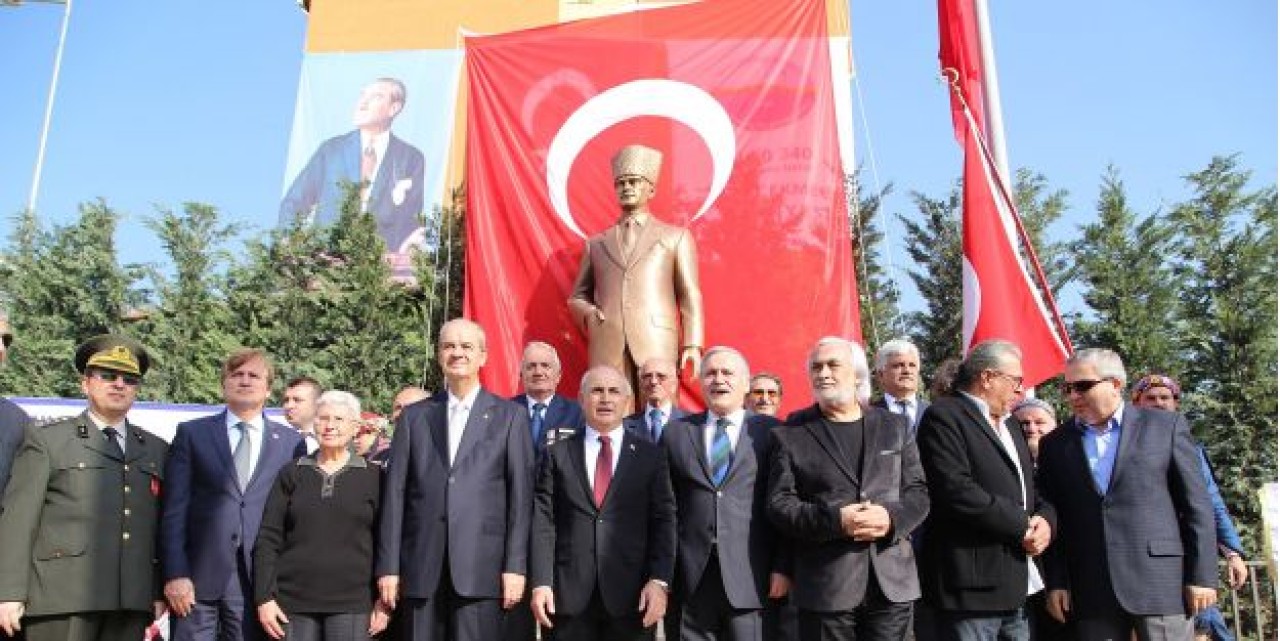 İlker Başbuğ  Atatürk Anıtı'nı açtı...