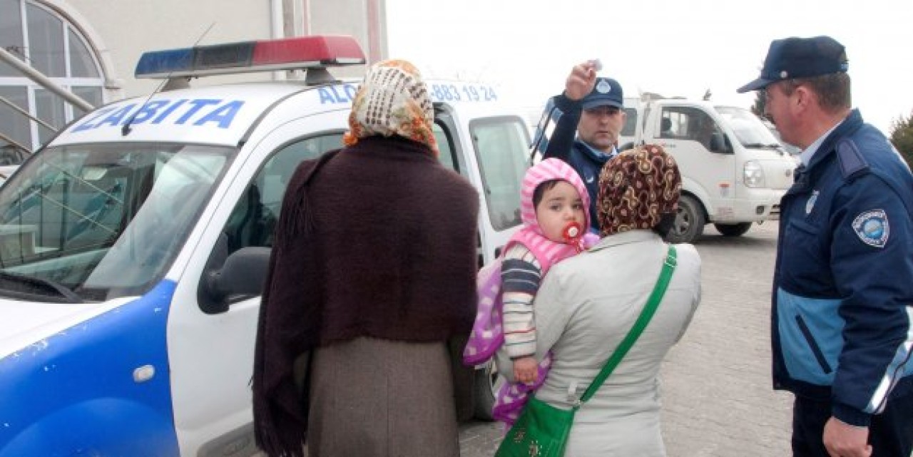 Büyükçekmece'de dilenci operasyonu