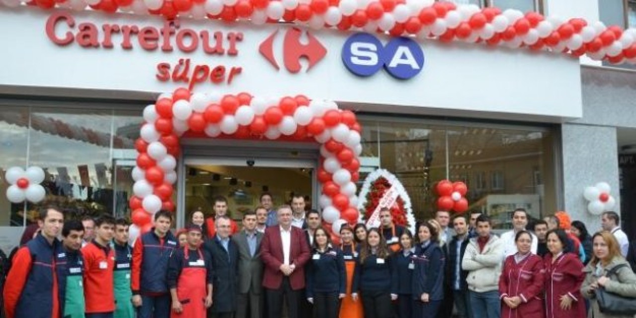 Başkan Carrefour Sa Süper Marketi Açtı