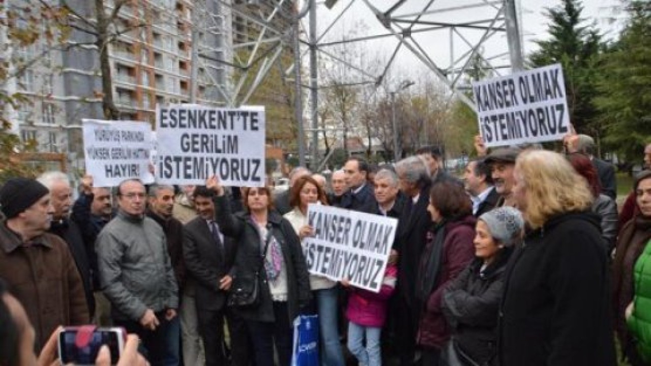 'Esenkent'te 'yüksek gerilim' istemiyoruz'