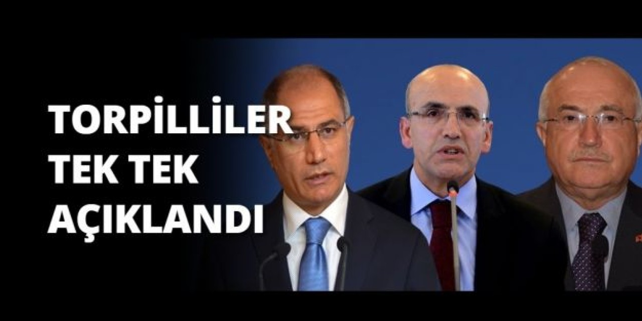Torpilliler tek tek açıklandı