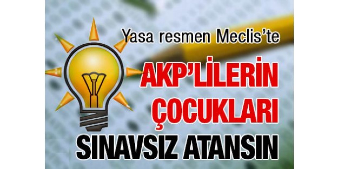 İlginç kanun teklifi!