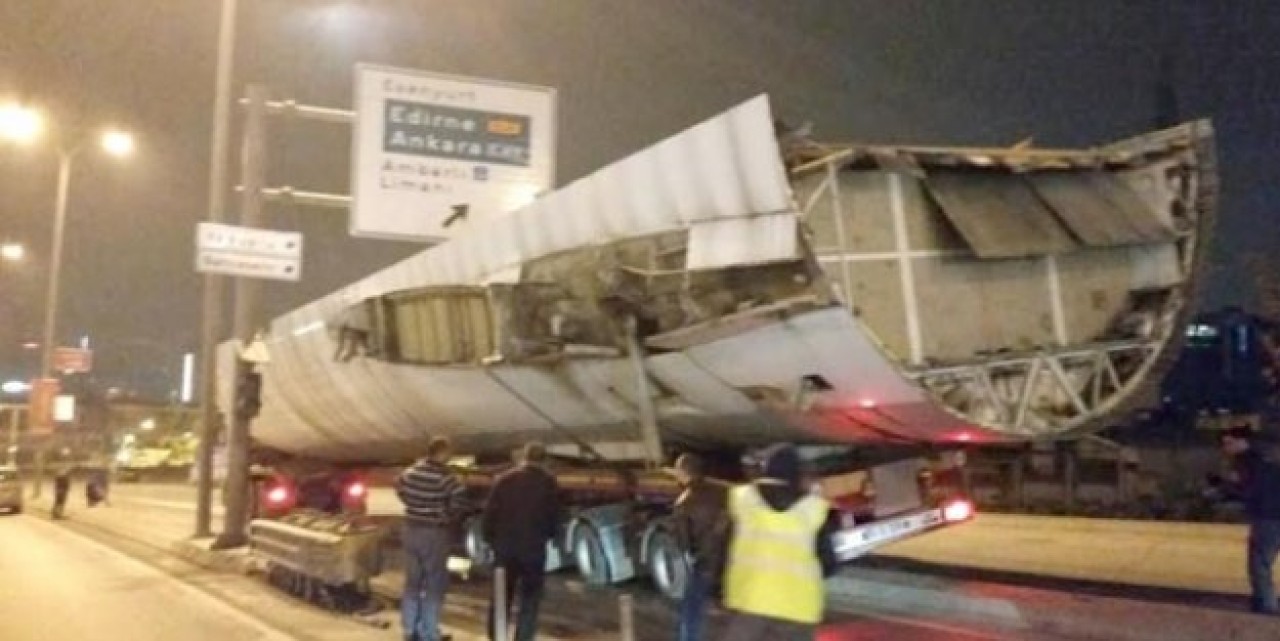 E-5'te Uçak Kazası!